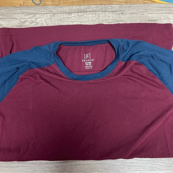 George Other - Blue and red shirt